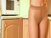 Hairy Teen Vagina Under Pantyhose