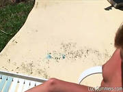 Topless Masturbation Scene