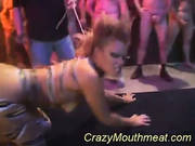 Fetish Tigress Giving A Deepthroat Orgy