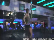 Erotic Babe Stripping On Stage Show