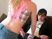 Randy Amateur Blonde Slut In Homemade Video Sucking Dick