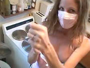 Randy Hooker In The Kitchen Sucking Cock And Giving Handjob