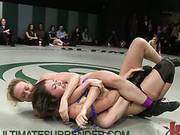 Four Crazy Babes Tag Team Wrestling