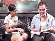Gorgeous Latina Fucks Her Lucky Tutor