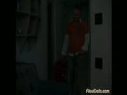 He Opens His Suitcase To Take Out His Real Life Flexi Doll