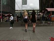 Fucking The Blonde In The Park And Then Leaving Her For Public Humiliation