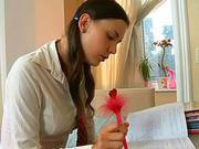 Sweet Brunette Teen Banged