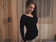 Sexy Brunette Hot Blowjob