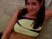 Big Tit Brunette Teen Performs
