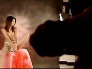 Chinese Gal On Set In Underware