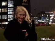 Kazb Night Of Exhibitionism And Golden-haired English Pornstar