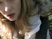 Stepmums Outdoor Seduction Tugjob Precum