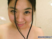Pretty Face Haruka Fukuda Washing Cock And Getting Her Hairy Pussy Soaped And Fingered