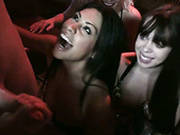 Cock Hungry Gals Sucking Deepthroat On A Bachelorette Party