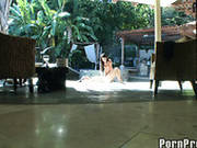 Remote Camera Catches Two Cheap Teens Lexi & Eve Pleasing Each Other