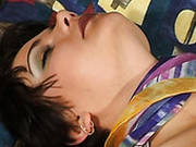Crazy Chick Charlotte Fucks Herself With Huge Vibrator