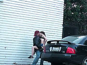 Outdoor  Doggy Pounding With  Hussy Street Whore
