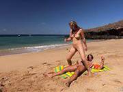 Young Bitch On The Beach.sweet Katy Caro Fuck.