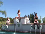 Three Horny Lesbians Using A Big Fake Cock