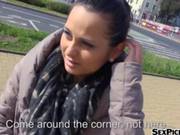 Cutie Eurobabe Ashley Woods Screwed Up In Public For Cash