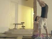 Sheri Fucks Trainer Before Swallowing His Load