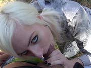 Amateur Blonde Slut Paid And Fucked In The Ass