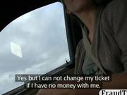 Fraud Driver Fucked Her Horny Customer And Jizzed On