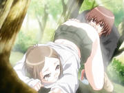 Pink Hentai Gash Fucked Hardcore In The Woods