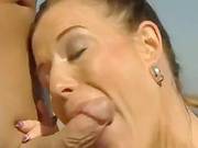 Nude Beach - Busty Mature Ass Fucked & Fisted Cim Suckoff