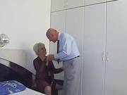Old Tramp Gives Blowjob And Gets Fucked