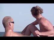 French Nudist Beach Handjob Blowjob Brunette Voyeur