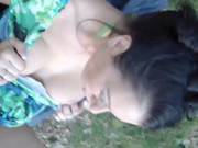 Ella In Amateur Video Showing An Outdoor Blowjob