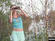 Sexy Teen Angel Hott Has Amazing Natural Tits And Pale Skin. In This