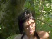 Goth On An Outdoor Adventure