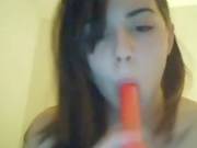 Sweet Chubby Teen Play With Dildo