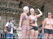 Real Biker Chicks Going Real Wild In Iowa