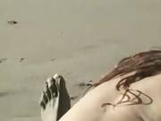Nude Beach - Redhead Bbc Ass Fuck & Cim Facial