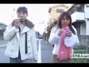 Naughty Japanese Girls In Public Femdom Video