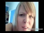 Excited Chick Massages Her Wet Coochie On Webcam