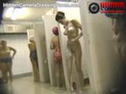 Sexy Girl Soaps Up Her Hot Body In A Public Shower