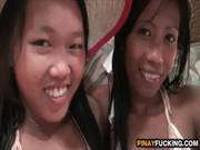 Two Filipina Amateurs Sharing A White Dick