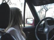 This Whore Gets A Little Oral Action Then Sucks A Stiff Cock