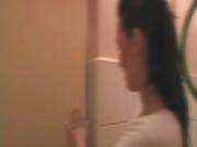 Lea Sucks And Fucks In A Public Bathroom