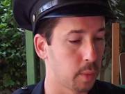 Sexy Logan Is Shown How The Long Cock Of The Law Works.