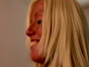Sexy Tanned Blonde Trisha Shows Her Soft Round Butt