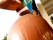 Hot Oiled Up Black Babe Gets Her Pussy Smashed