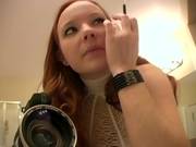 Halo Films Herself Putting On Her Makeup