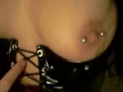 Erotic Star Licks Her Cunt & Presses Her Tits Self
