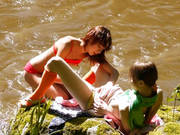 Beata And Natasha Are Getting Nude On The Beach