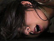 Tied Up Brunette Wearing Dress Gets Her Bare Ass Punished